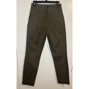 Frame Commander Jeans Army Green 26 High Rise Skinny Cotton